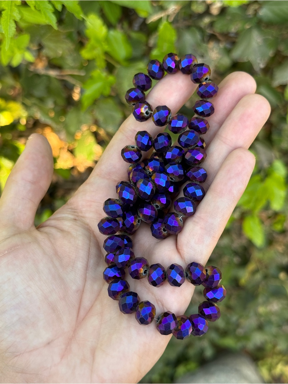 Bulk 12 Strands Glass Faceted Rondelle Beads - Picture 3 of 8